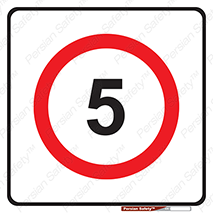 Speed , 5 , ممنوع , بیشتر از , بر ساعت , 