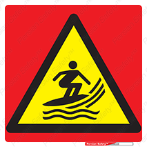 Surfboarding , هشدار , ناحیه , امواج , خطر , 