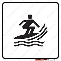 Surfboarding , هشدار , ناحیه , امواج , خطر , 