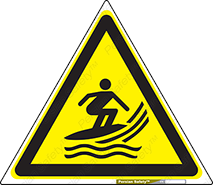 Surfboarding , هشدار , ناحیه , امواج , خطر , 
