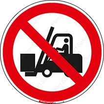 lift truck , forbidden , جا به جا شدن , به طرف , 