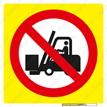 lift truck , forbidden , جا به جا شدن , به طرف , 