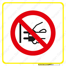 don’t , electricity , cable , قطع برق , خاموش کردن , ممنوع , 