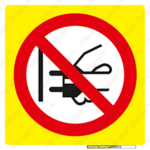 don’t , electricity , cable , قطع برق , خاموش کردن , ممنوع , 