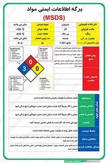 MSDS , دیتاشیت , نیتروژن , 