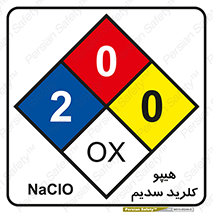 NaClO , لوزی اعداد , 